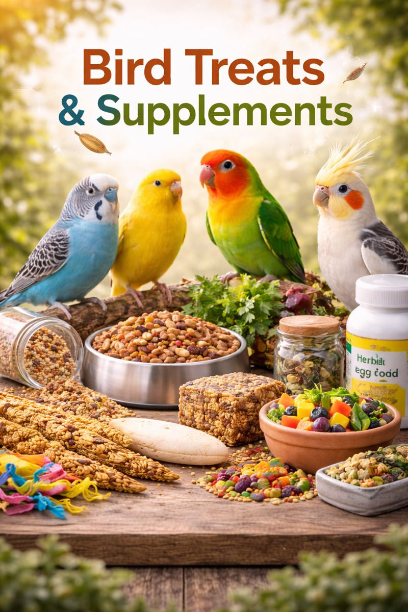 Lintujen herkut ja ravintolisät