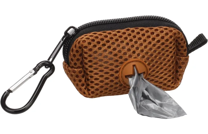 Kakkapussikotelo Misha Brown + 1 rulla – 9 × 4 × 5,5 cm