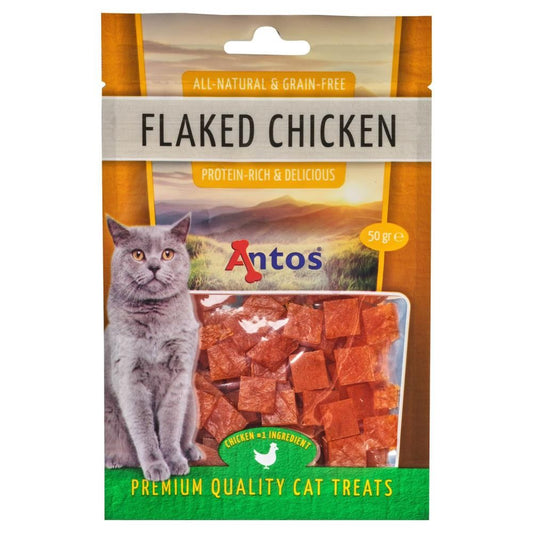 Antos Cat Treats Flaked Chicken 50 gr