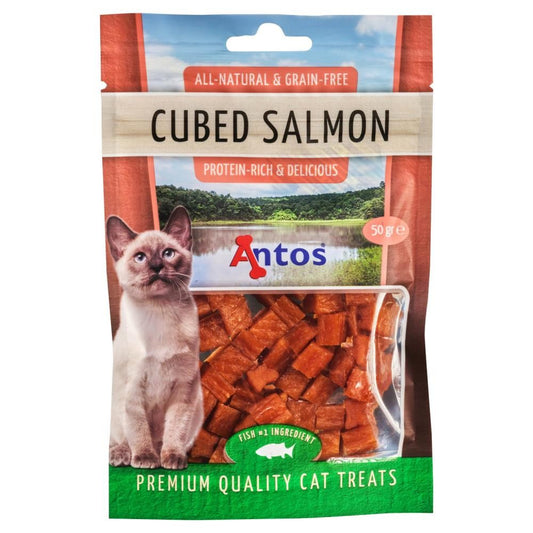 Antos Cat Treats Cubed Salmon 50 gr