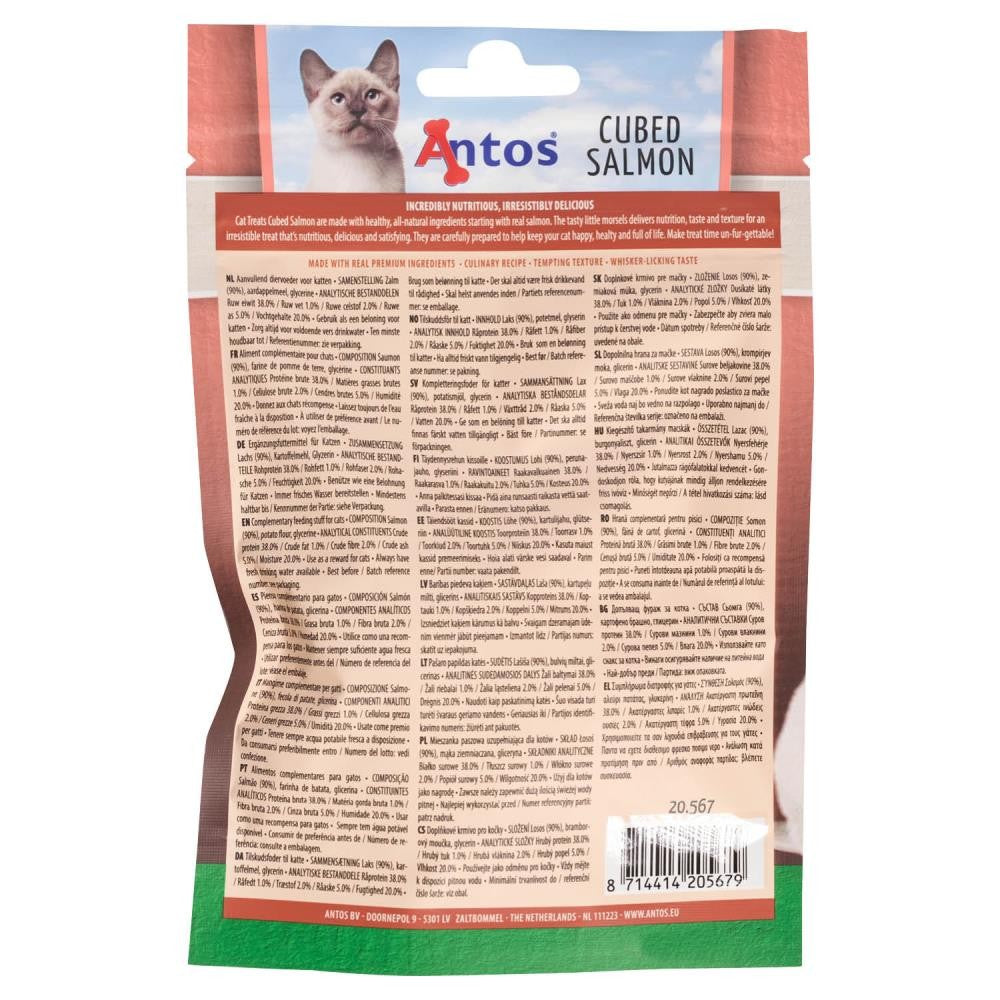 Antos Cat Treats Cubed Salmon 50 gr