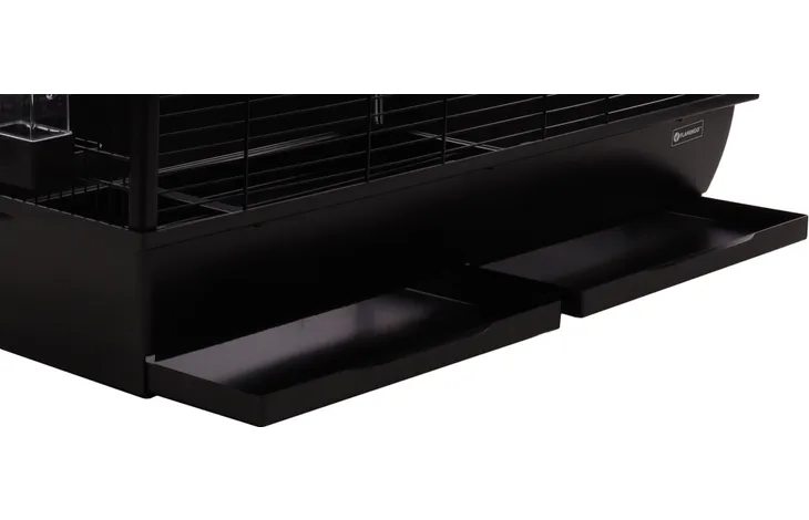 PARAKEETTIHÄKKI GRU BLACK – 78,5 × 47,5 × 81 cm