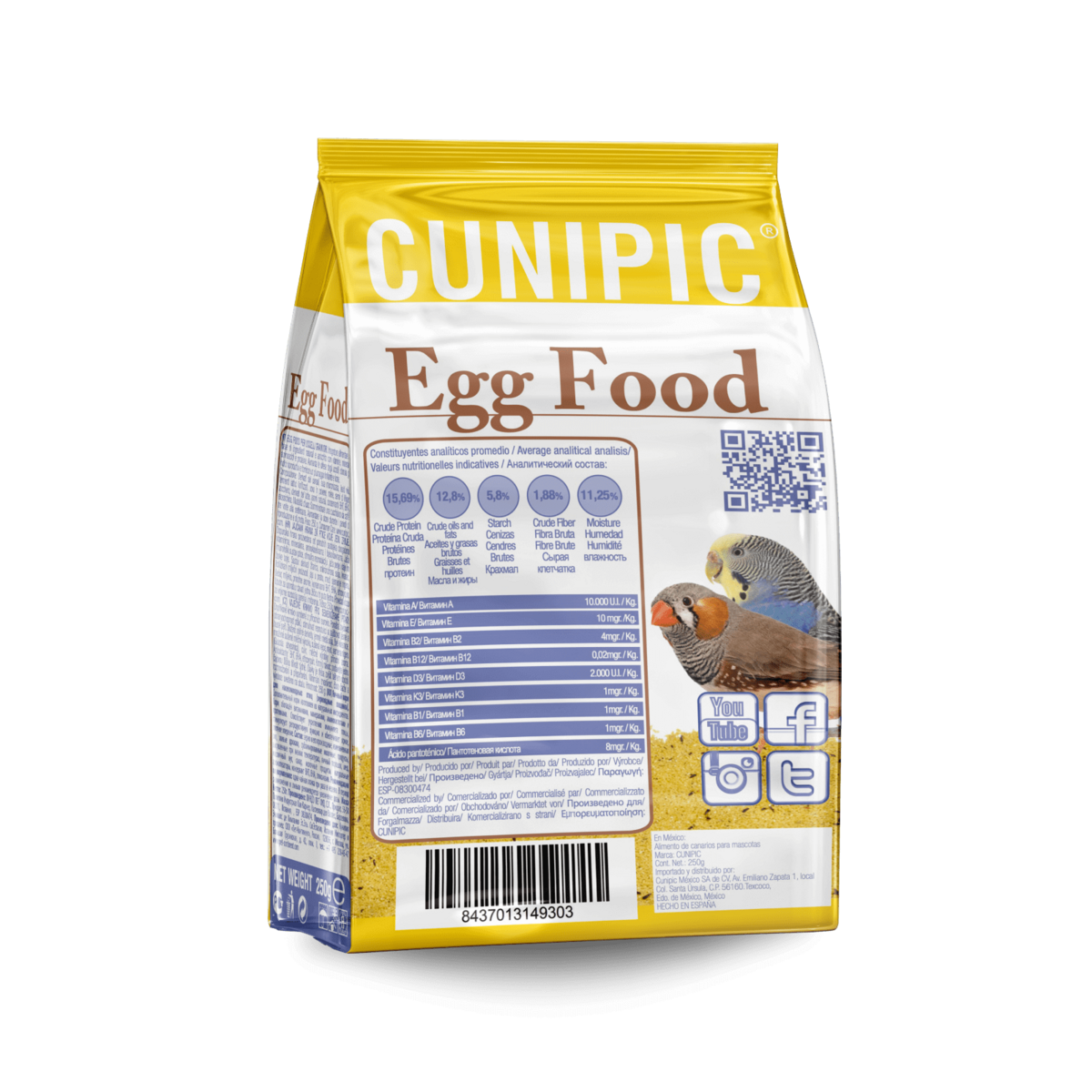 Cunipic Egg Food for Birds - 250 g