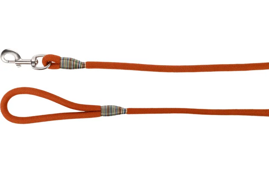 Koiran talutushihna Athos Cognac 1,3 m / 12 mm