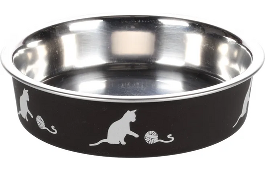 Kissan ruokakuppi Kena Black & Silver – Ø 11,5 cm (160 ml)